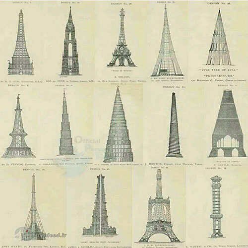 تمام طرح های رد شده برج ایفل
